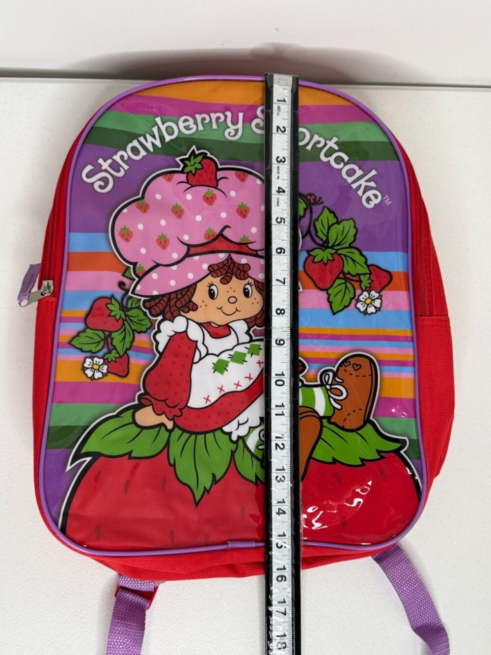 Strawberry Shortcake Backpack Kids School Travel Bag New - Picture 4 of 14
